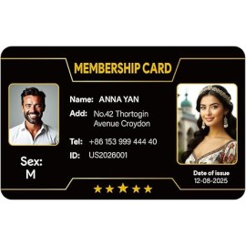 Fan Club Membership Card